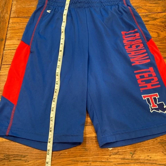 Colosseum Louisiana Tech Men’s Athletic Shorts Blue Size Small - Picture 4 of 9